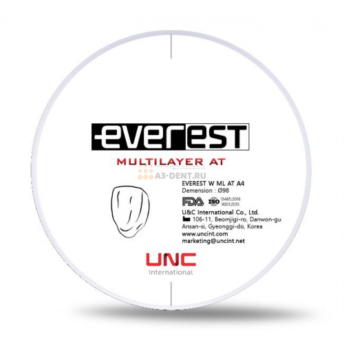 Диск циркониевый Everest Multilayer AT, размер 98х12 мм, цвет A4, многослойный
