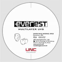 Диск циркониевый Everest Multilayer UVS, размер 98х16 мм, цвет BL3, многослойный, для ускоренной синтеризации за 40 минут