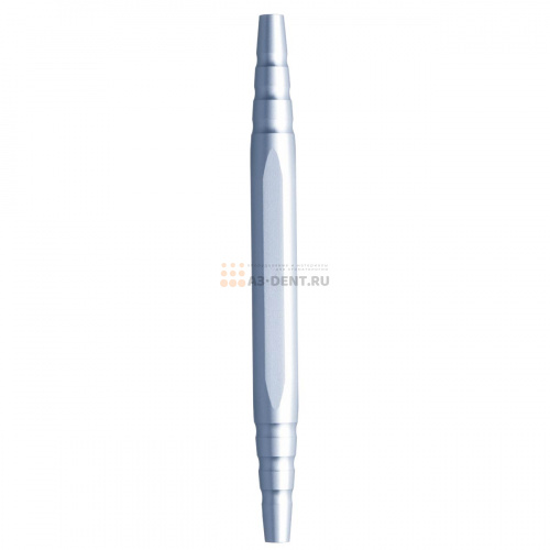 Резчик 07303 моделировочный зуботехнический двусторонний для работы с воском, ручка длиной 95 мм серебристая с рабочими частями A9, B4 фото 2