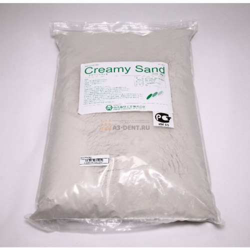 Порошок Creamy Sand - для предварительной полировки акриловых пластмасс, 3 кг.