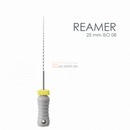 Дрильборы MANI Reamers ручные, длина 21 мм, диаметр 0,08 мм, ISO-08, 6 шт.