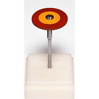 Полир силиконовый с добавлением алмаза для обработки стеклокерамики диск-''колесо'' D-20мм,H-1мм MEDIUM, 1 шт