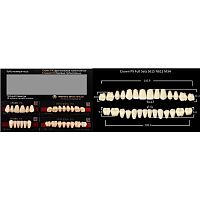 Зубы PX CROWN / EFUCERA, цвет A4, фасон S61S/N61S/34, полный гарнитур, 28шт.