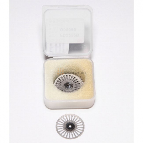 Диск сепарационный алмазный 2-сторонний,мелкая зернистость,диаметр рабочей части 22 мм,без дискодержателя ,10шт 