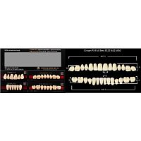Зубы PX CROWN / EFUCERA, цвет C2, фасон S52S/N42/30, полный гарнитур, 28шт.