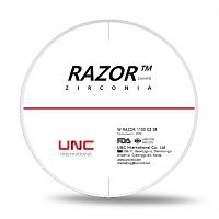 Диск циркониевый Razor 1100, размер 98х18мм, оттенок C2, однослойный